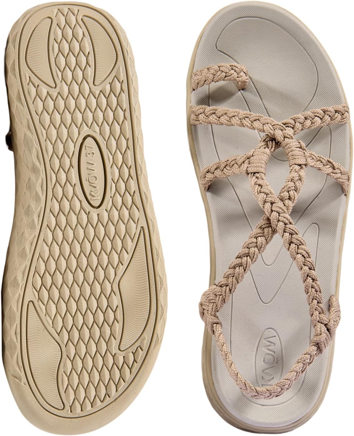 Women's Walking Sandals Comfortable,Waterproof Arch Support Hiking Sandals Women for Beach,Travel,Water or Poolside