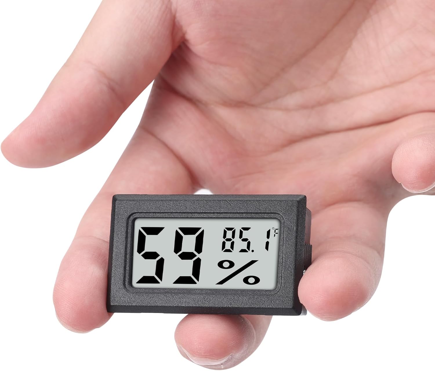 Mini Hygrometer Thermometer Digital Indoor Humidity Gauge Monitor with Temperature Meter Sensor Fahrenheit (℉)