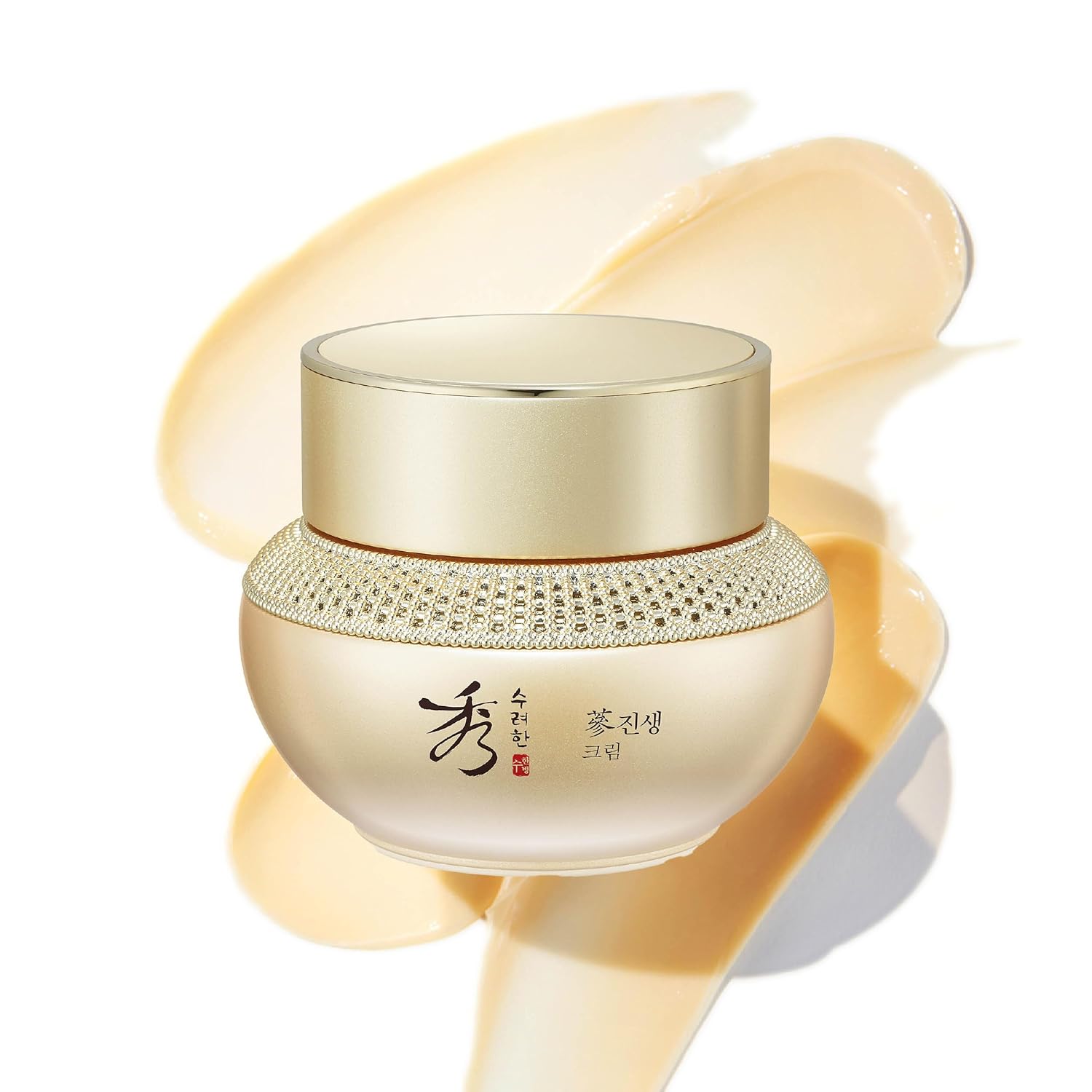 Sooryehan Ginseng Cream (60 ml/1.01 fl oz) Korean Skincare | Total Age-Defying Solution, Wrinkle Improvement, Skin Texture Care, Moisturizer for Radiant and Glass Skin.