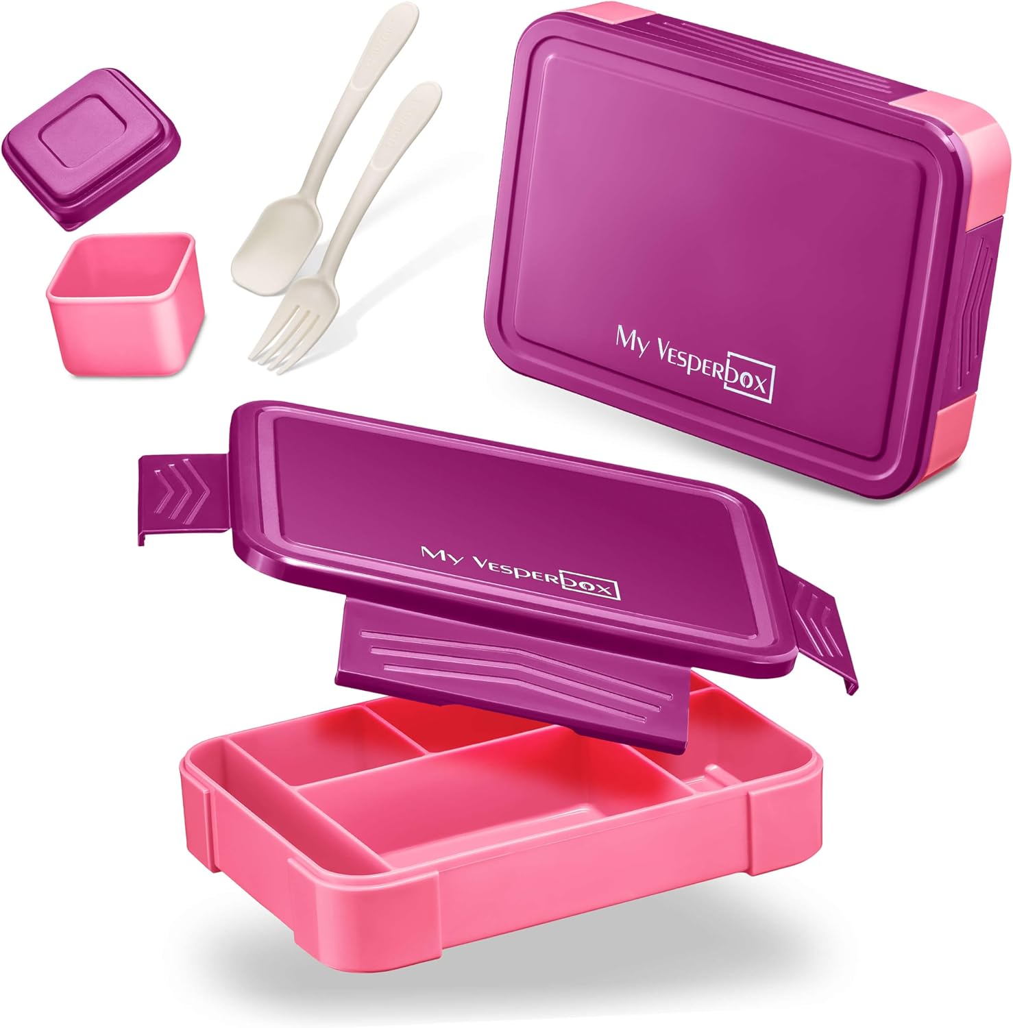 My Vesperbox Lite Bento Box Children's Lunch Box Extremely Robust Lunch Box Ideal for Nursery and School