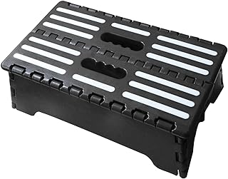 Portable Folding Step, 15" x 8.7" x 5" Lightweight Foldable Step Stool Indoor & Outdoor Mobility Step for Seniors, Pets and More