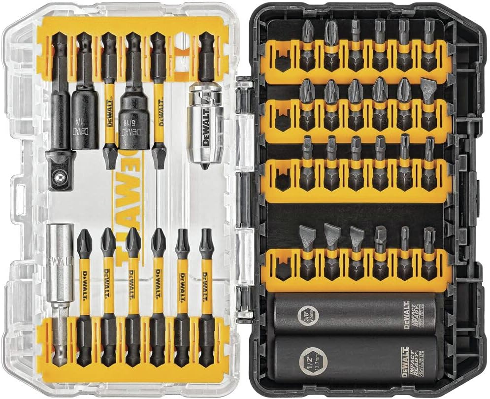 DEWALT DWA2NGFT40IR Impact Ready Flextorq 40-Piece Steel Screwdriver Bit Set