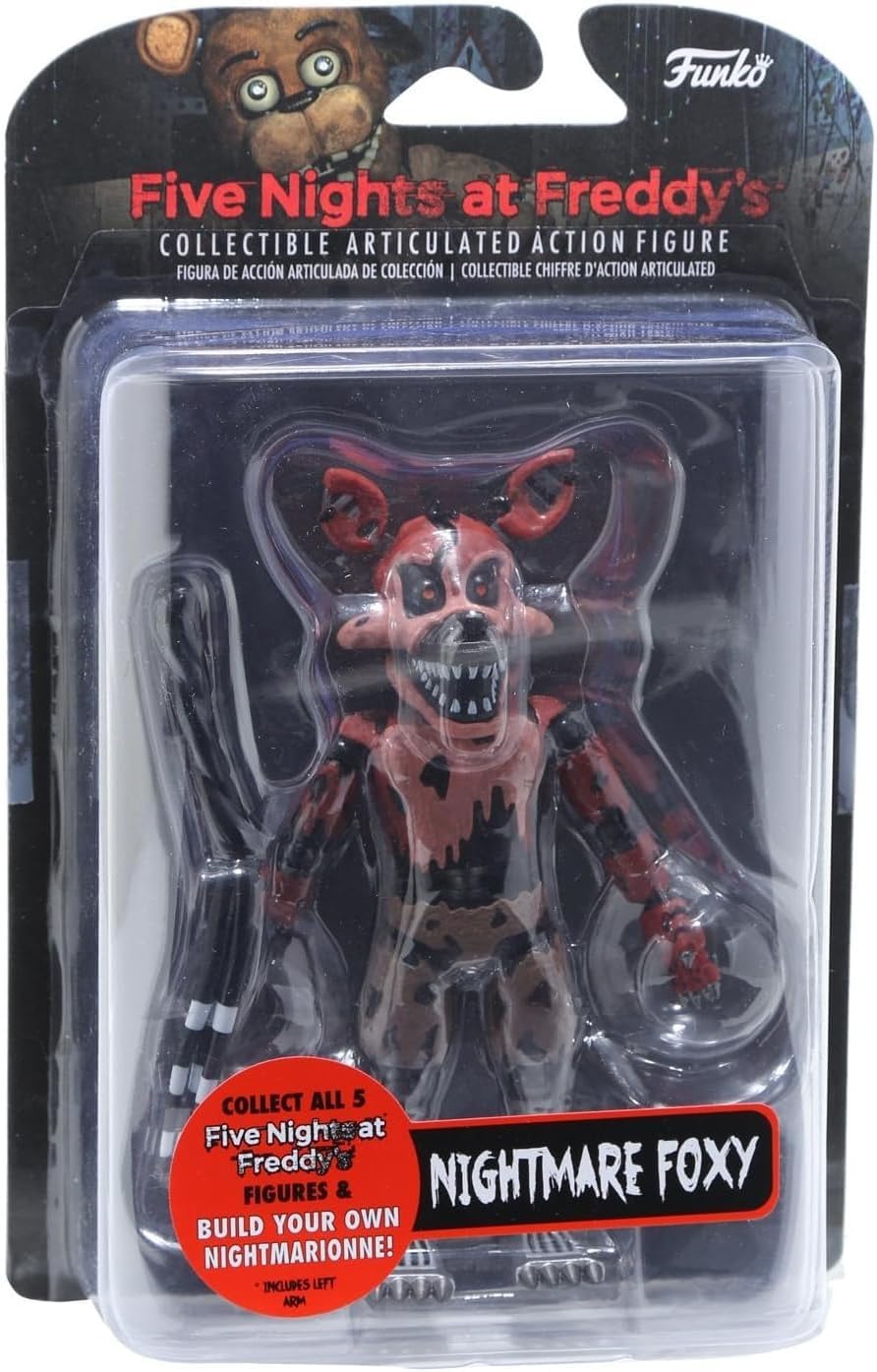 Articulated Five Nights at Freddy's, 5" Nightmare Foxy Action Figure