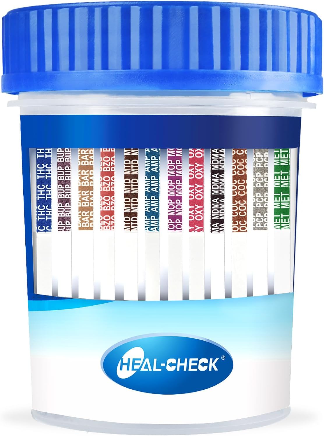 4 Pack Multi Drug Urine Test Cup 12 Panel with Temperature Strip,Testing 12 Different Drugs,Instant Multi Panel Drug Screening Test Kit