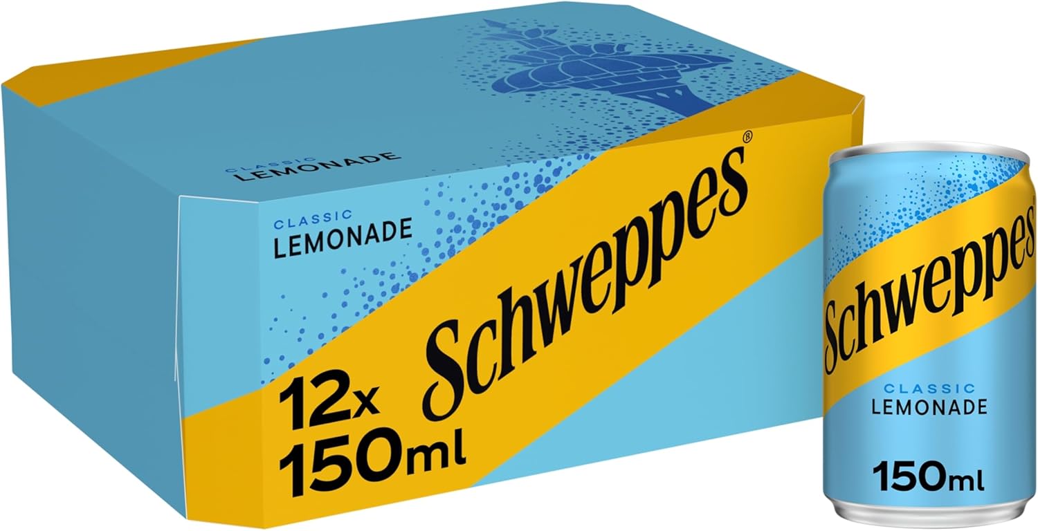 Schweppes Lemonade 12 x 150ml Cans