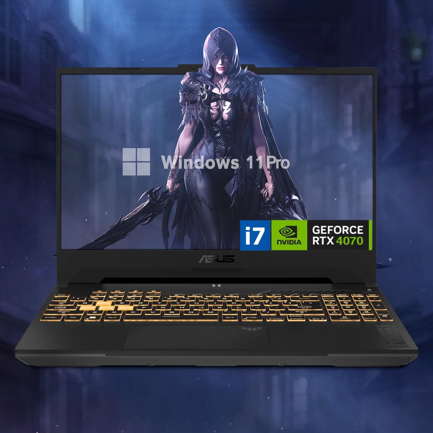 ASUS TUF 15.6 i7 RTX 4070 Premium Gaming Laptop, 15.6" FHD 1920 * 1080 144Hz, Intel i7-13620H (Beats Intel i9-12900), NVIDIA GeForce RTX 4070, 32GB DDR5, 2TB SSD, RGB Backlit Keyboard, Windows 11 Pro