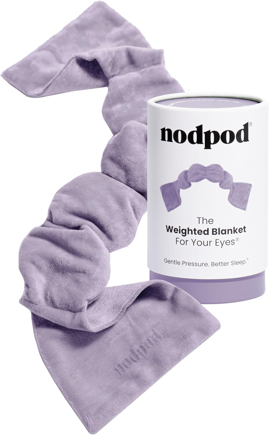 Nodpod Gentle Pressure Sleep Mask | Patented Light Blocking Design for Sleeping, Traveling & Relaxation - Wisteria