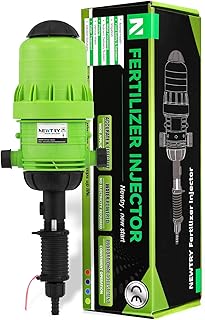 NEWTRY 0.4%-4% Fertilizer Injector for Drip Irrigation Adjustable Water Powered Dosing Pump 3/4" NPT