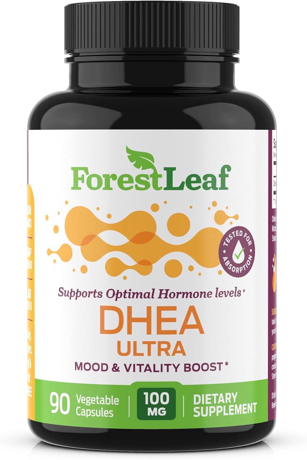 DHEA 100mg | DHEA Supplement for Women | DHEA Supplement for Men | Pure High Strength Micronized Dehydroepiandrosterone | Supports Energy, Hormone Balance, Anti-Aging, Mood | 90 Caps (3-Month Supply)