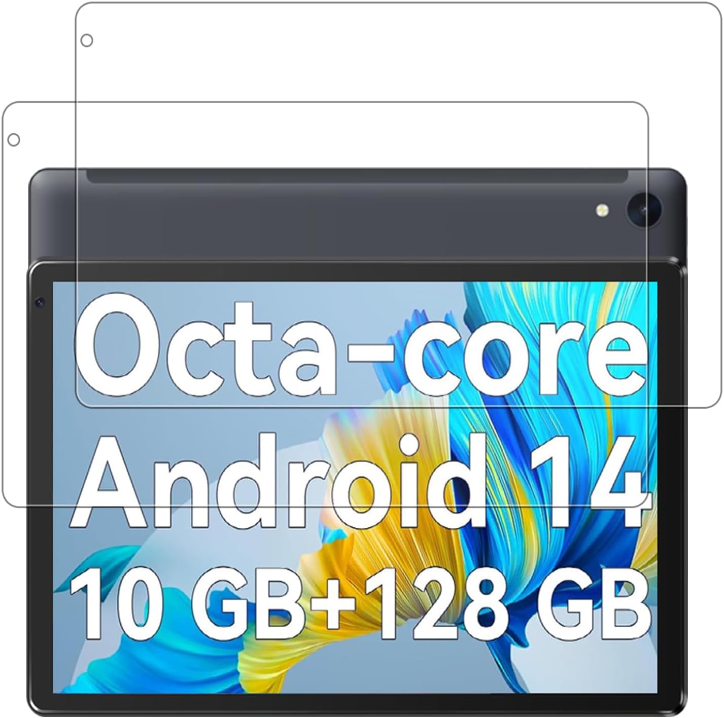 [2 Pack] Screen Protector for Hakaug HkGC107 Tablet 10.1 inch,Tempered Glass Film, Screen Protector for Hakaug HkGC107 Tablet Anti-Scratch & Sensitive & 9H Hardness