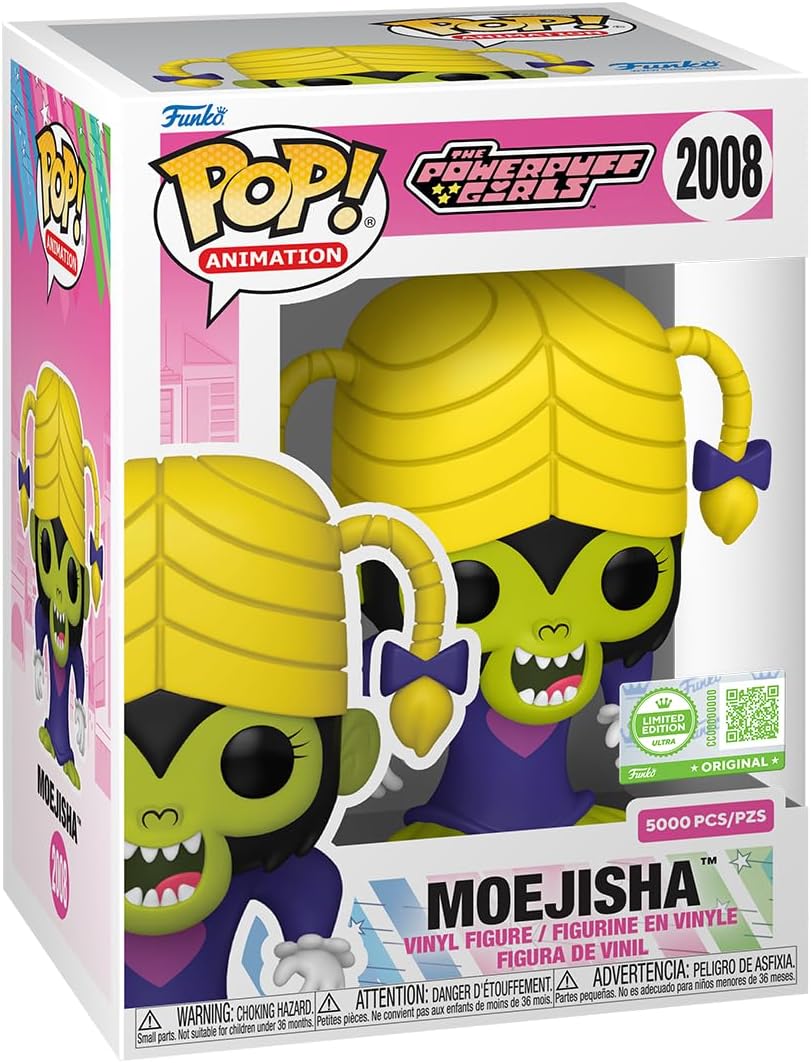 Funko POP! Limited Edition: The Powerpuff Girls - Slumber Mojo Jojo (Moejisha) with Pop Protector - Collectable Vinyl Figure - Official Merchandise - Toys for Kids & Adults
