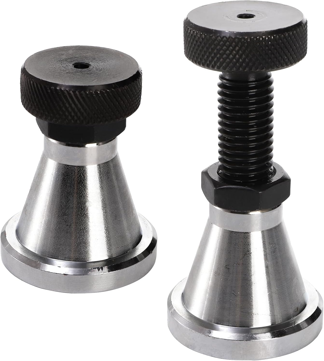 Yarlung 2 Pack Adjustable Screw Jack, Machinist Jack Post Height 2.75" to 4.25", Heavy Duty Screw Jack Stands for Leveling Work, Milling Drilling Machines