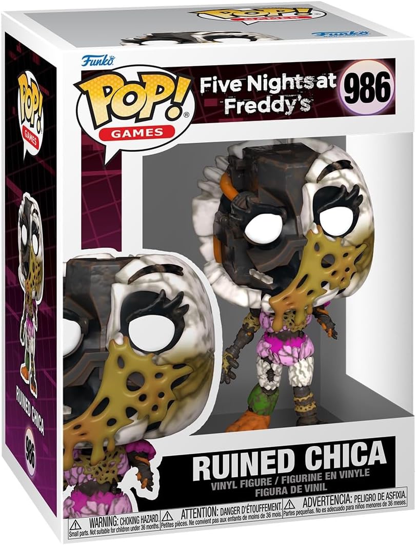 Funko POP! Games: Ruin - Ruined Chica - FNAF - Collectable Vinyl Figure - Gift Idea - Official Merchandise - for Kids & Adults - Video Games Fans - Model Figure for Collectors and Display