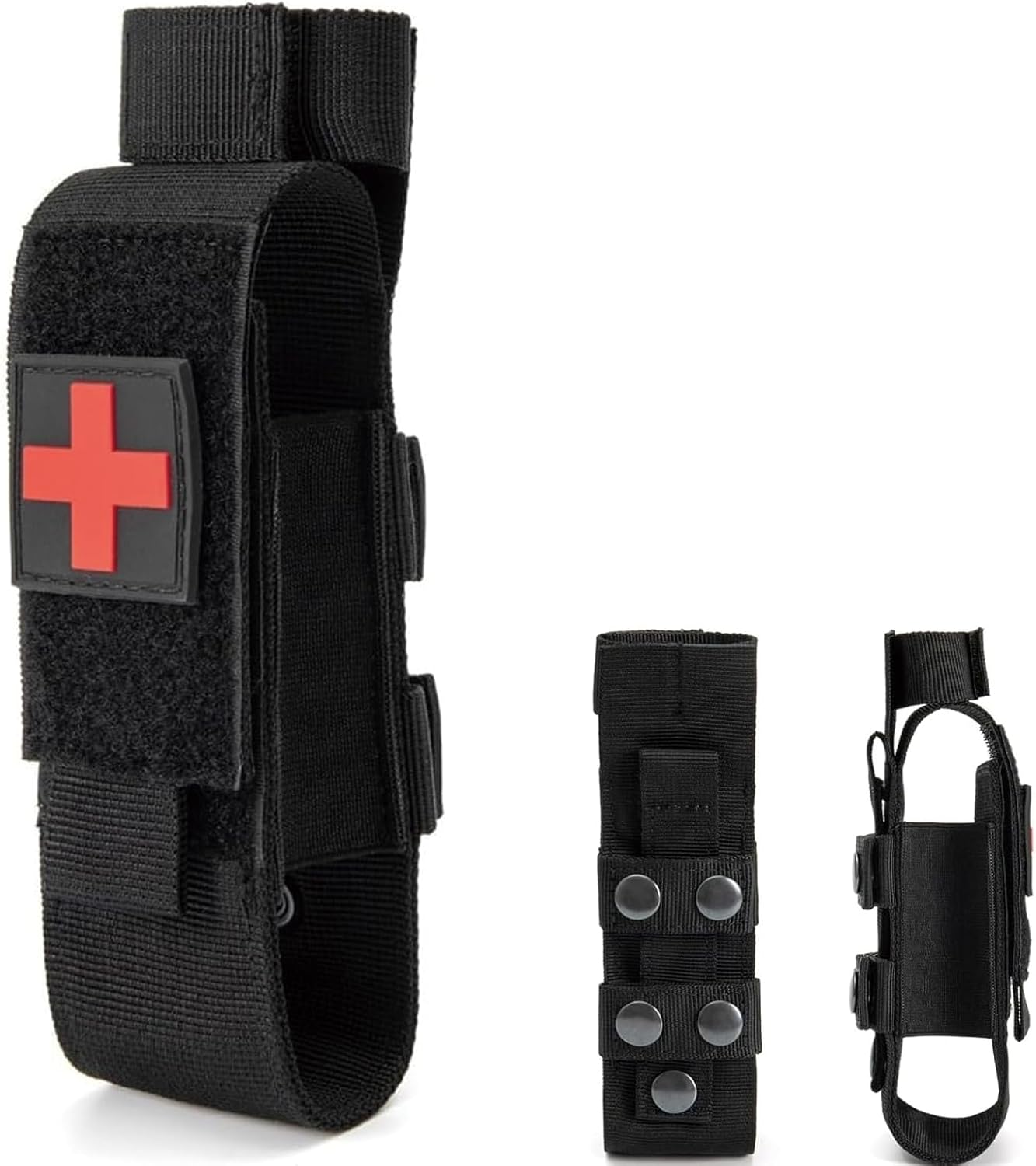 Tourniquet, Tourniquet Holder Tourniquet Pouch, Molle Pouches, Portable TQ Military First Aid Equipment Case, Outdoor Sports Camping Survival Gear for Emergency Response, Hiking, Climbing