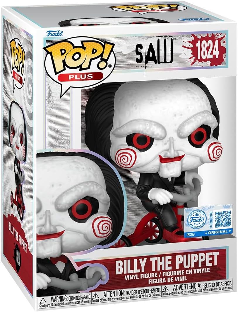 Funko Pop! Plus: Saw - Billy The Puppet - Amazon Exclusive - Collectable Vinyl Figure - Gift Idea - Official Merchandise - Toys for Kids & Adults - Horror Fans - Model Figure for Collectors