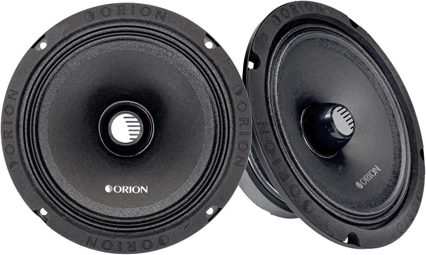ORION Cobalt CM654 High Efficiency 6.5" Mid-Range Bullet Loudspeakers, 1000W Max Power, 250W RMS, 4 Ohm, 1.5" Voice Coil - Pro Car Audio Stereo, Midrange Speakers (Pair)