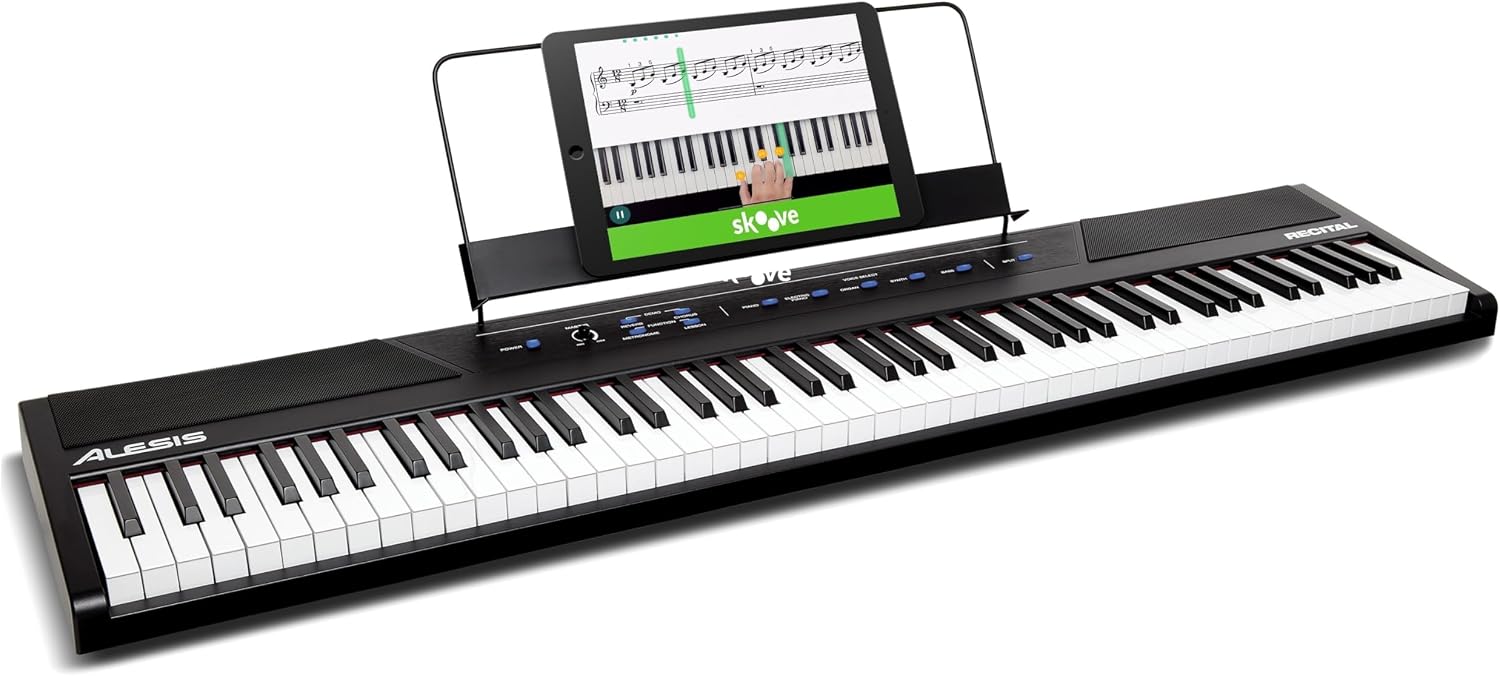 Alesis Recital Digital Piano 88-Key Semi-Weighted