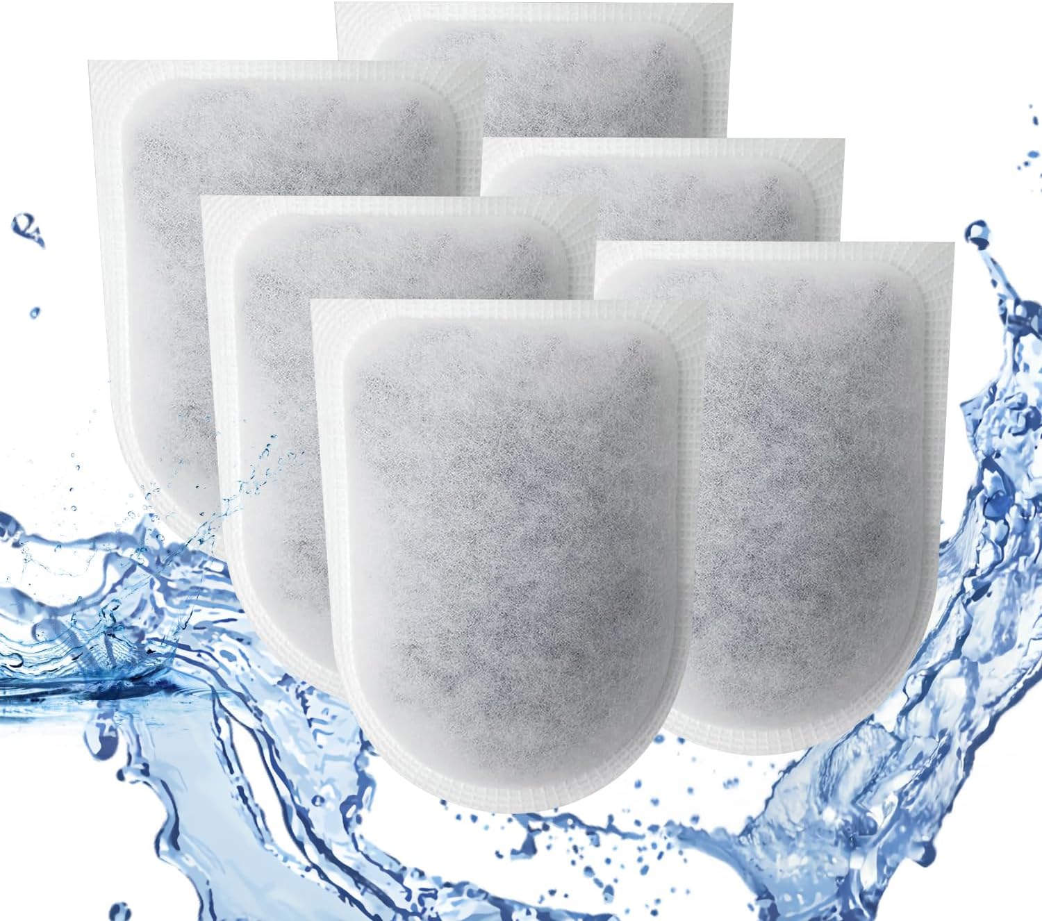 Yoolight 6 Packs Carbon Filter Cartridges for Tetra EasyCrystal Filter Pack C600, Replacement Filter Cartridges for Tetra EasyCrystal