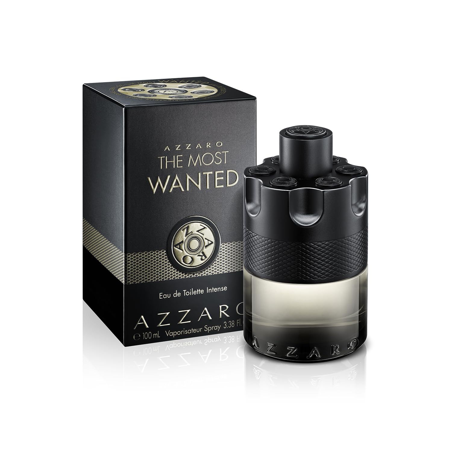 Azzaro The Most Wanted Eau de Toilette Intense – Aromatic & Woody Mens Cologne – Fresh & Sensual Fragrance – Lasting Wear – Scent Notes of Bergamot, Lavender, Moss - Luxury Perfumes for Men