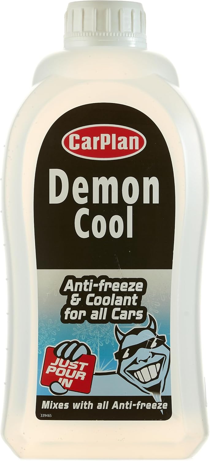 Demon Cool 34 fl Oz (1L) - Anti-Freeze & Coolant for All Cars