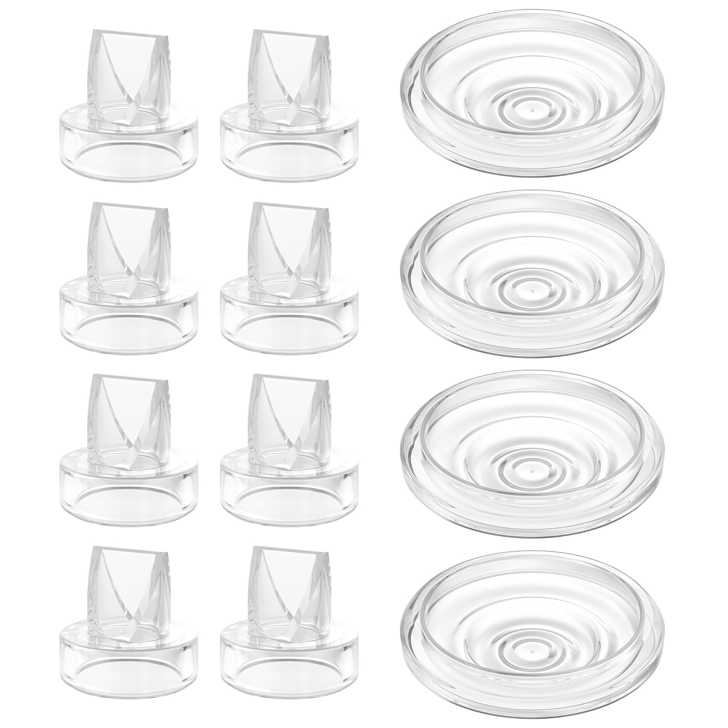 12 Pack S9 Pro / S12 Pro / S9 / S12 Duckbill Valve Silicone Diaphragm, Compatible with momcozy Breastpump, Electric Breast Pump Replacement Parts Accessories