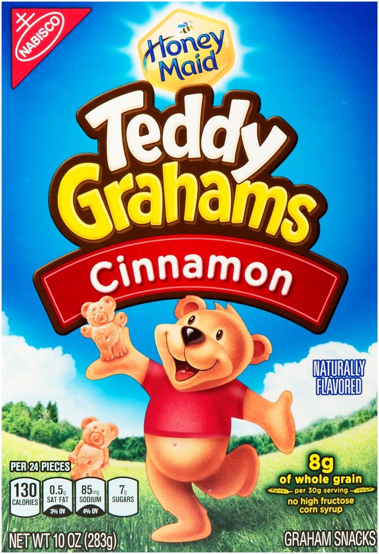 Nabisco Teddy Grahams Cinnamon Snacks 283 g - Lot of 2