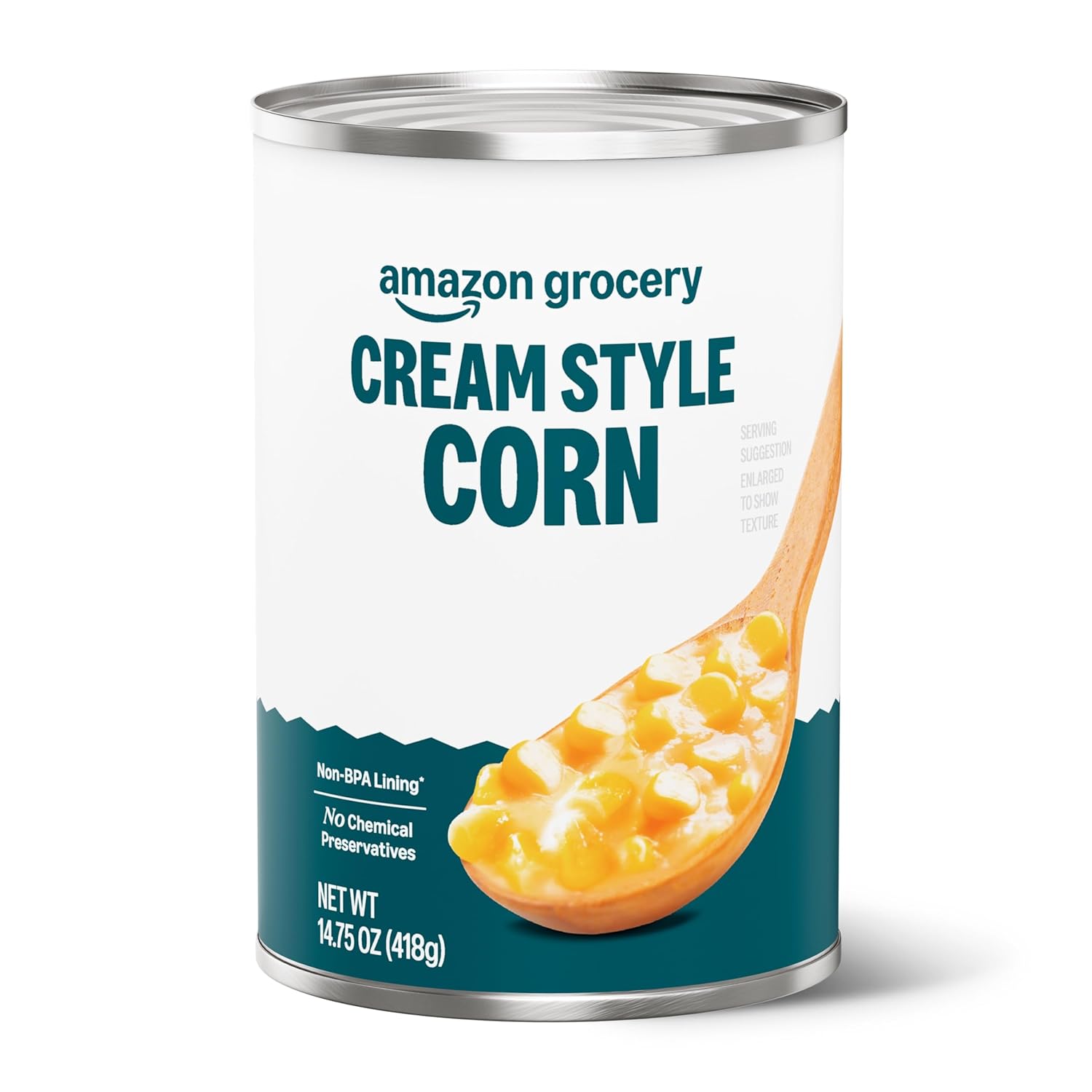 Amazon Grocery, Canned Cream Style Corn, 14.75 Oz (Previously Amazon Fresh, Packaging May Vary)