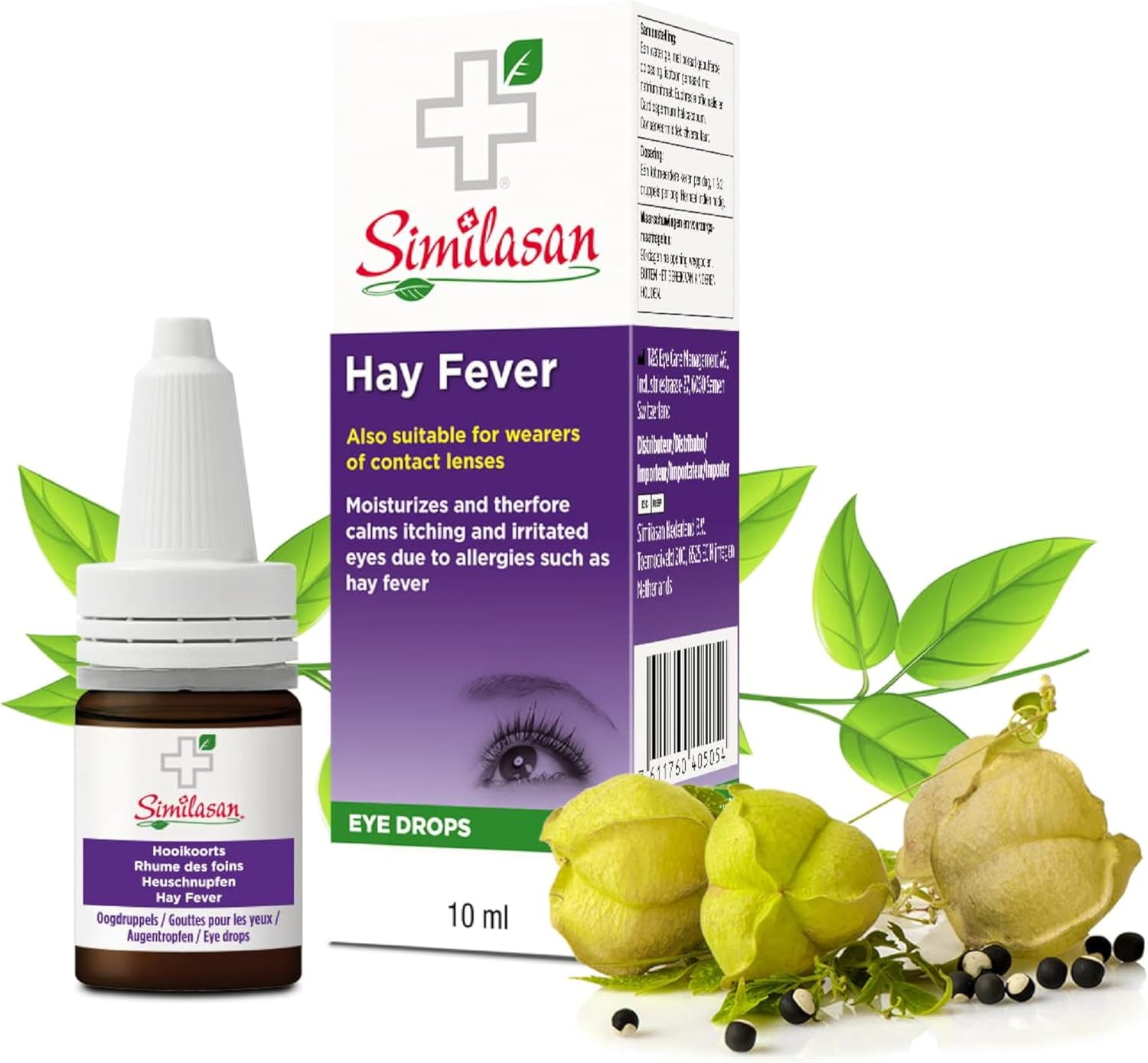 Similasan Hayfever Eye Drops 10 ml - Allergy Relief - for Irritated, Itchy and Allergic Eyes