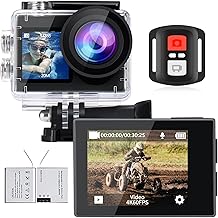 icefox Action Camera 4K 60FPS 20MP,131FT Underwater Camera with EIS,App Support Video&Photo Editing,Waterproof Camera Remote Control