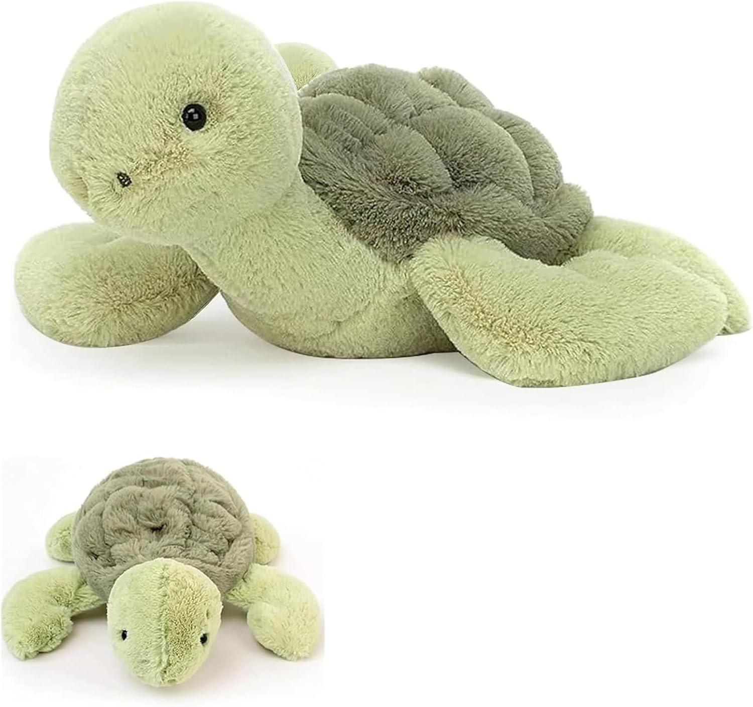 30cm Turtle Teddy, Little Turtle Plush Toy, Weighted Cute Turtles Stuffed Animals, Soft and Huggable SeaTurtle Toy Present for All Ages, Fluffy Tortoise Plushies Pillow for Comfort, Stress Relief