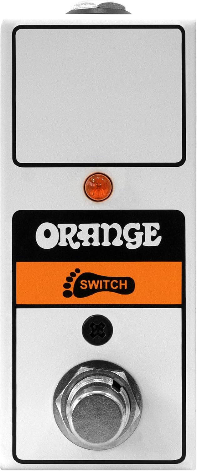 Orange Single Button Mini Footswitch