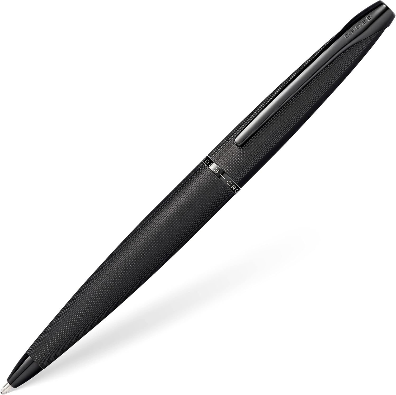 Cross ATX Refillable Ballpoint Pen Presented in a Luxury Gift Box - Medium Point, Black Ink, Sandblasted Black