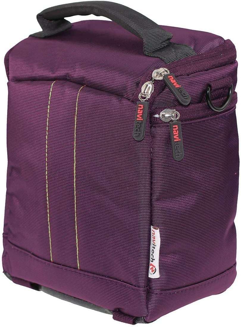 Navitech Purple Camcorder Camera Bag Compatible With Delmodes 4K Video Camera Camcorder