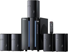 Bobtot Surround Sound Systems Home Theater System - 800 Watts Peak Power 6.5" Subwoofer 5.1/2.1 Wired Stereo Speakers Strong Bass with HDMI ARC Optical AUX Bluetooth Input