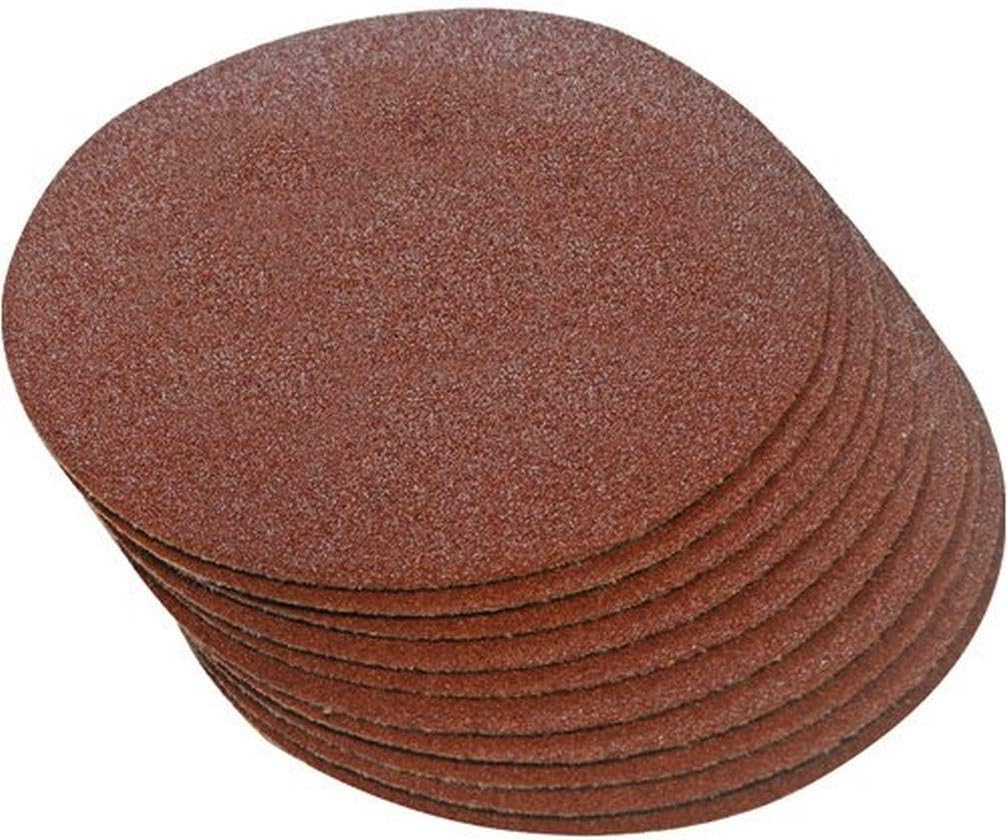 Silverline 436756 Hook and Loop Discs 300 mm 10pk 300 mm 120 Grit