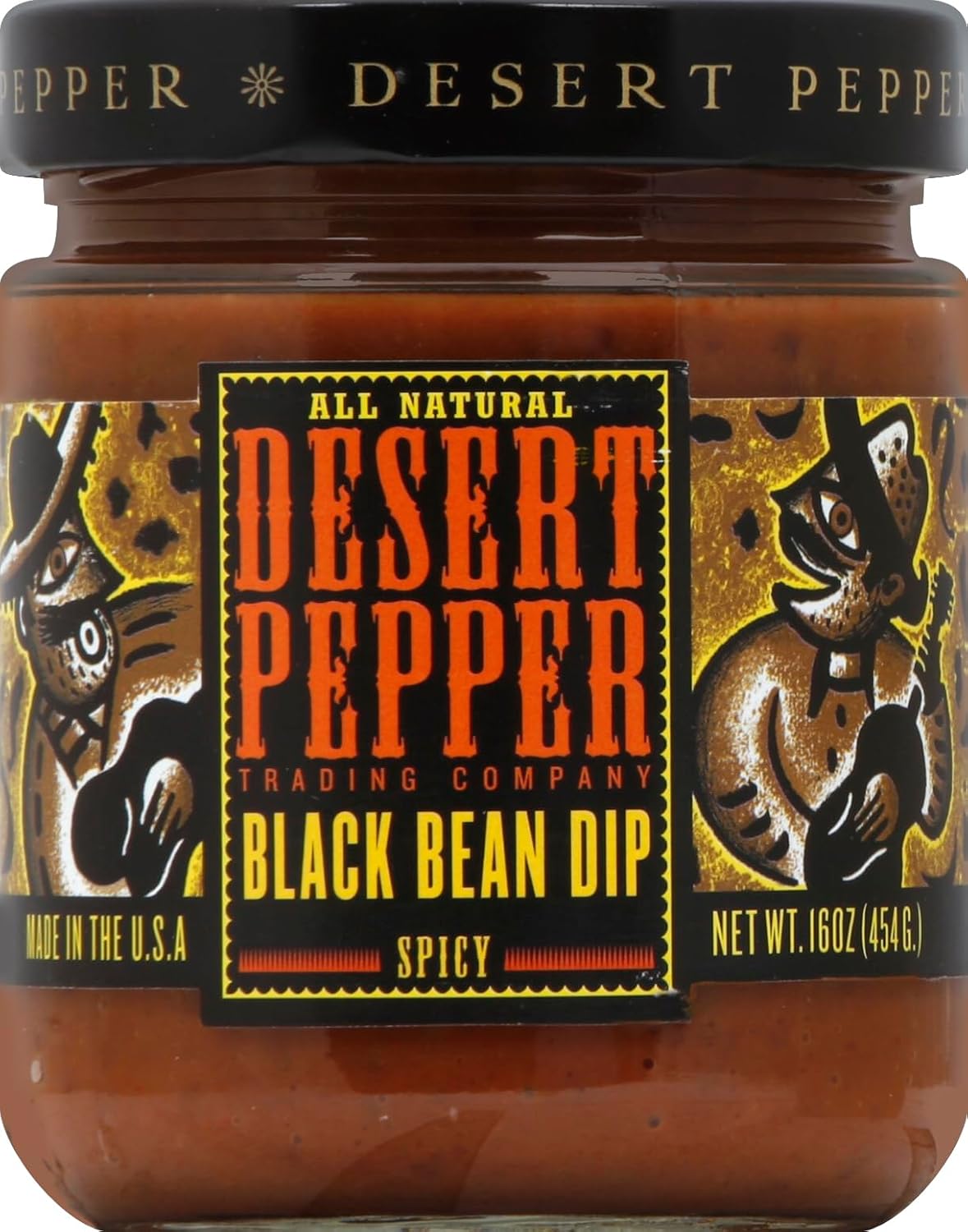Desert Pepper Trading Company, Spicy Black Bean Dip, 16 oz