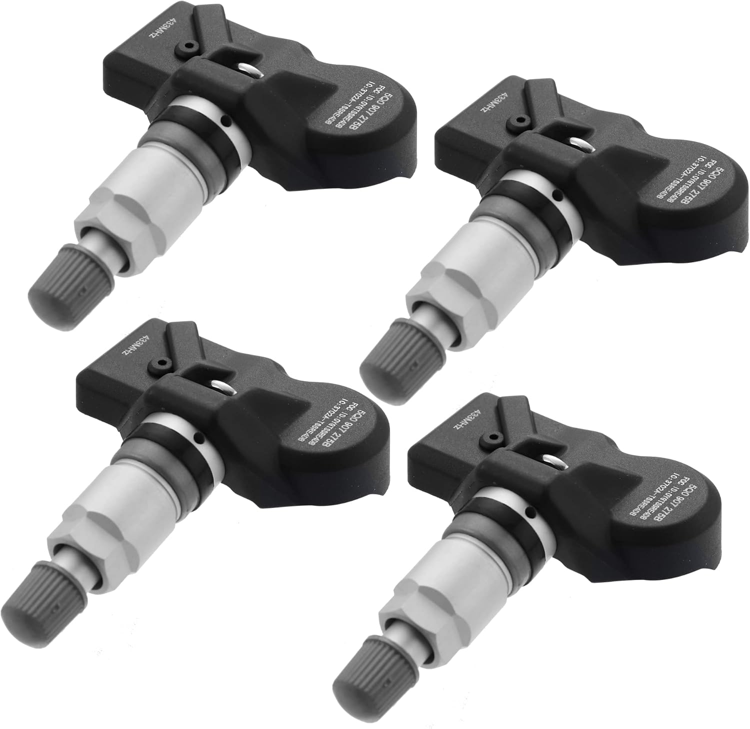 X AUTOHAUX 4pcs 5Q0907275B Tire Pressure Monitoring System Sensor TPMS Sensor 433MHz for Volkswagen Tiguan 2016-2019 for Audi A7 Sportback 2019
