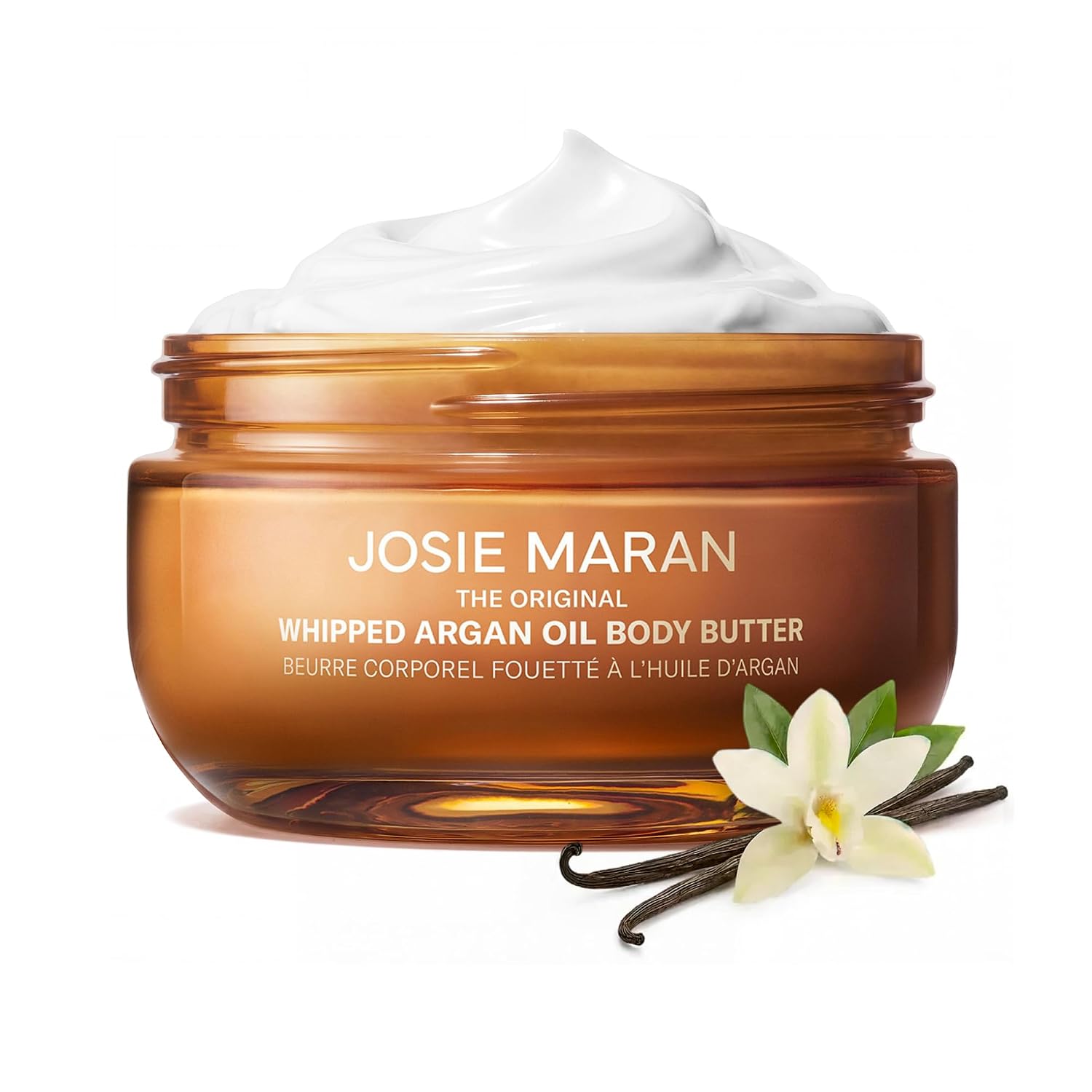 Josie Maran Vanilla Vibezzz Whipped Argan Oil Body Butter, 6 fl oz