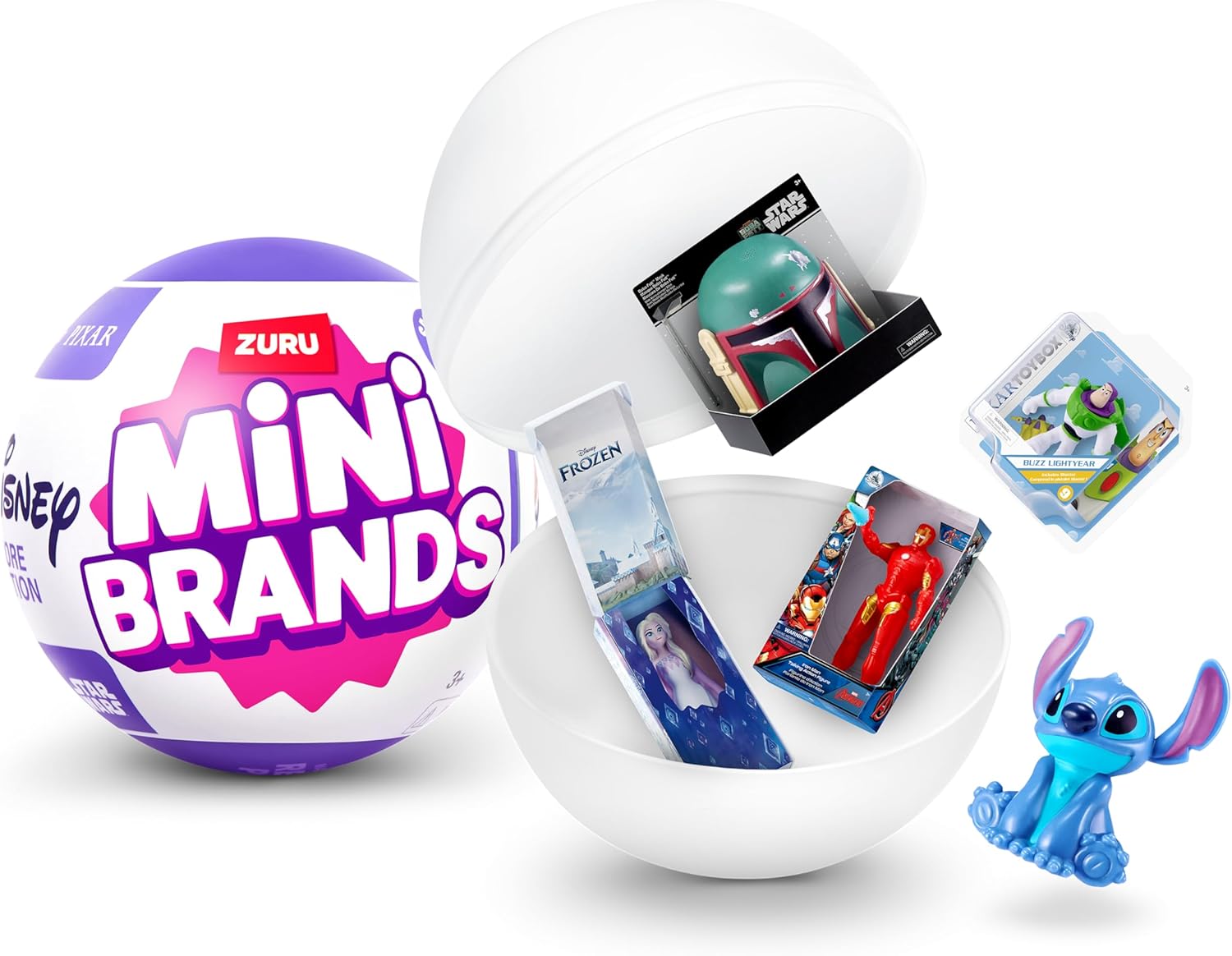 Mini Brands Disney Store Series 3, Mystery Collectible Miniature Figures, Surprise Minis, Blind Packaging, (1 Capsule)