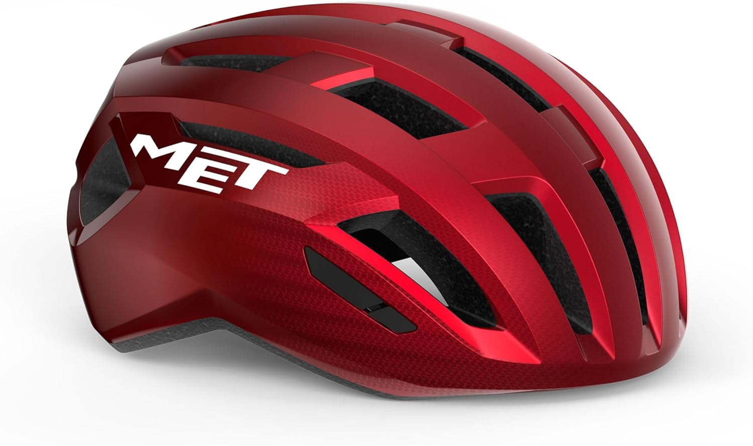 MET - Vinci MIPS Road Cycling Helmet In Metallic Red Size Medium (56-58 cm)