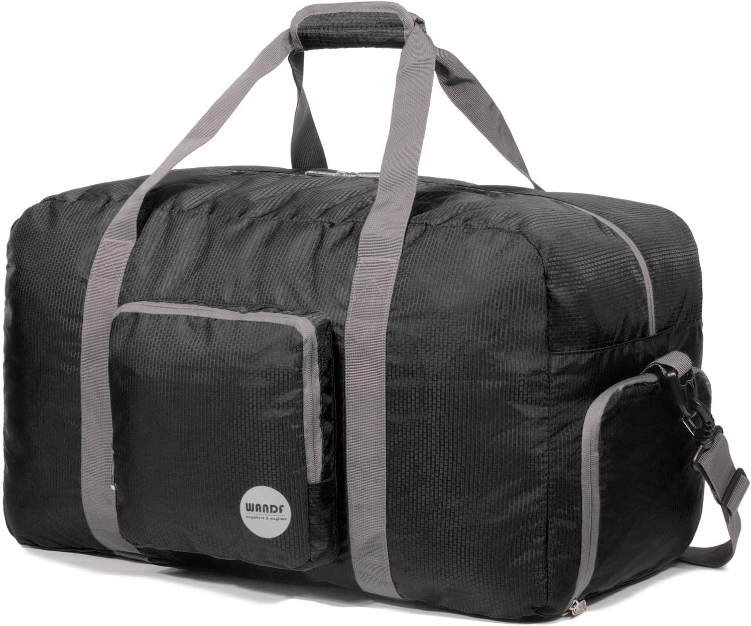 WANDF Foldable Travel Duffel Bag 60-120L Duffle Carry on for Women and Men