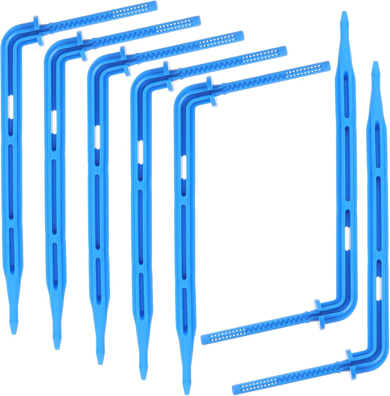 Mobestech 100pcs Irrigation Tube Stakes Drip Emitters Stake Drip Emitter Drip Irrigation Accessory Irrigation Spray Stakes Micro Spray Adjustable Dripper Tube Automatic Arrow Tool