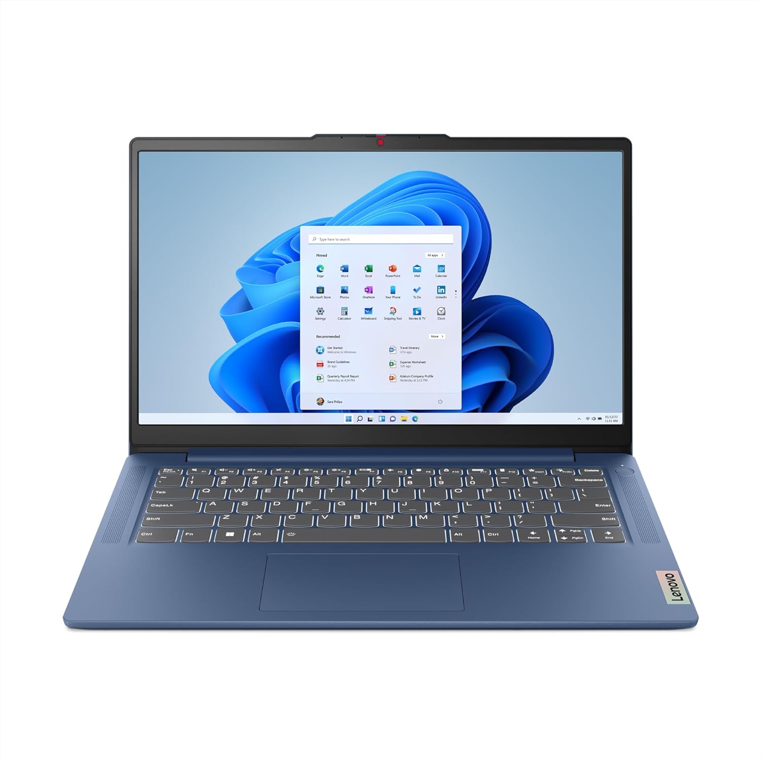 Lenovo IdeaPad Slim 3 | 14 inch Full HD Laptop | Intel Core i3-N305 | 8GB RAM | 512GB SSD | Windows 11 Home | Abyss Blue