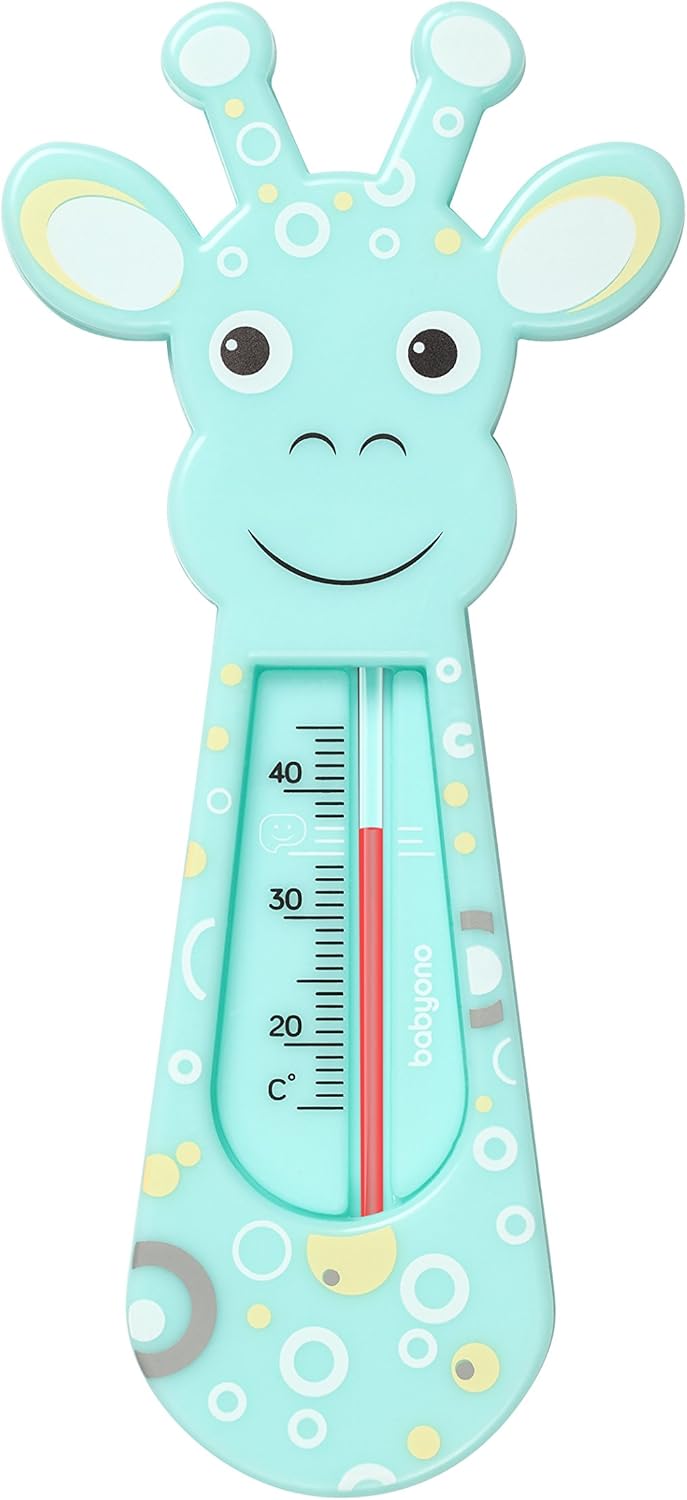 BabyOne Giraffe Baby Safe Floating Bath Thermometer Analog
