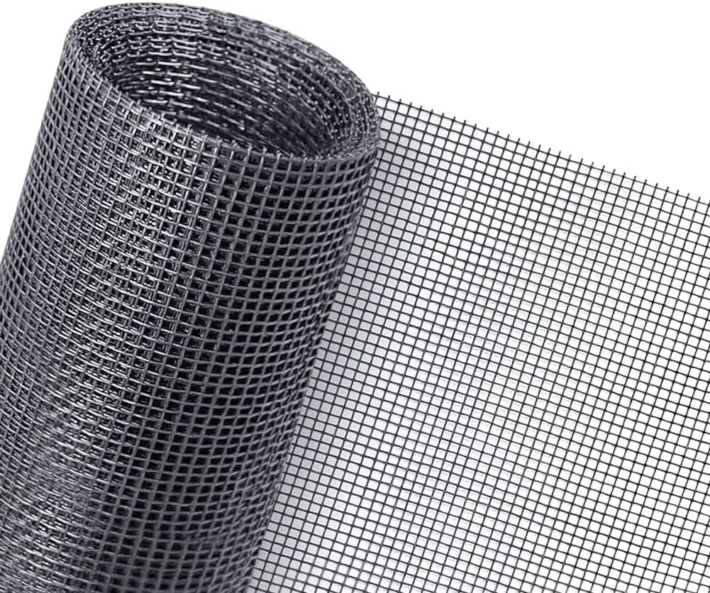 Flintronic Fly Screens for Windows, 120x250cm Insect Mesh, Adjustable DIY Fibergalss Mesh Fly Screen Window, Windows Doors and Patio Screens, Keep Flies, Mosquitoes&Bugs Out, Grey (Not Include Tools)