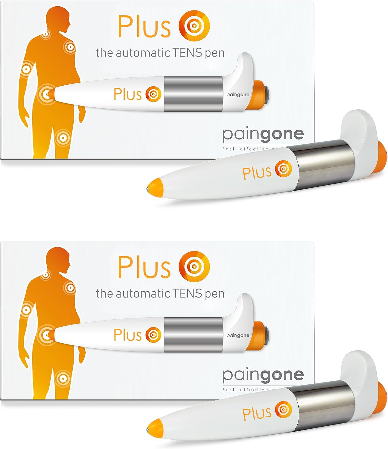 Twin Paingone Plus TENS Pen,Auto TENS Machine for Fast,Targeted Pain Relief