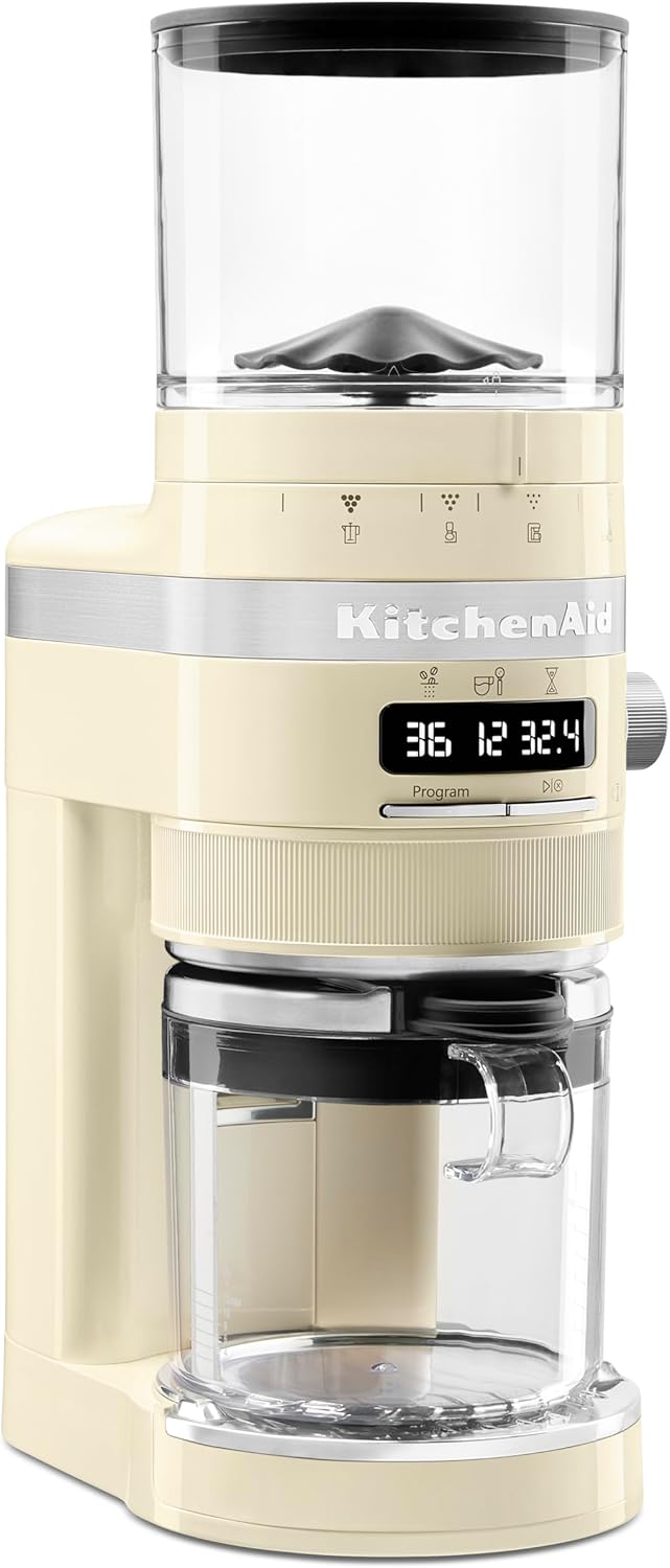 KitchenAid Coffee Grinder - Almond Cream 5KCG8433BAC