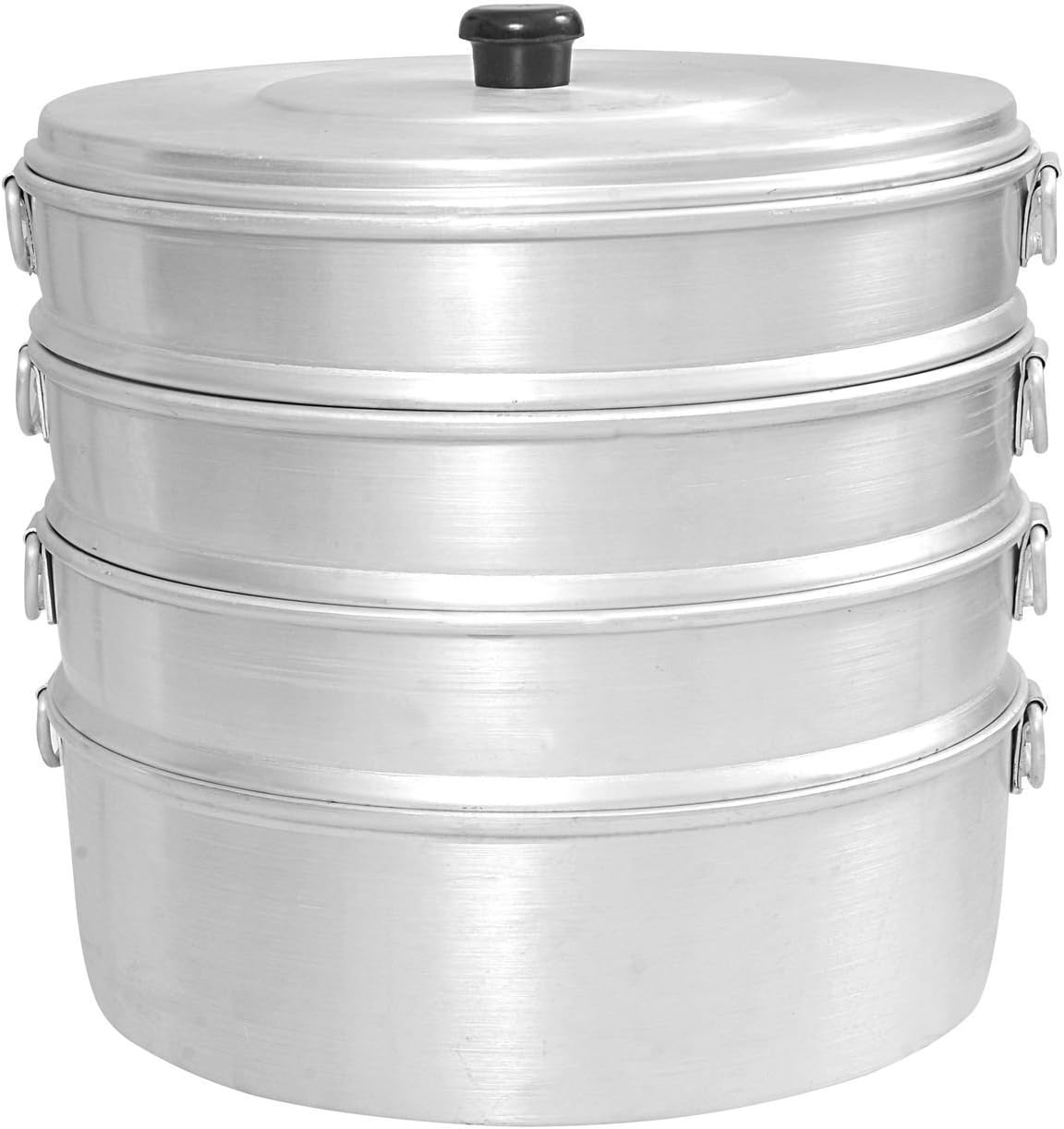 TABAKH 8" Aluminum Momos Steamer, 2.3L Capacity