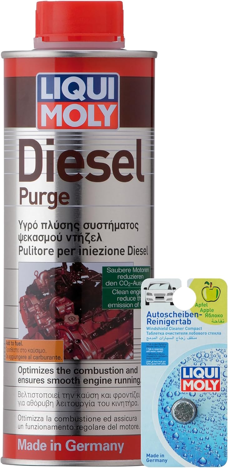 WOL Diesel Additive Injector Cleaner Liqui Moly Diesel Engine Purge 500ml - Fuel System Cleaner – DPF Diesel Cleaner 1811 – Smooth Engine Running (1 UNIT)