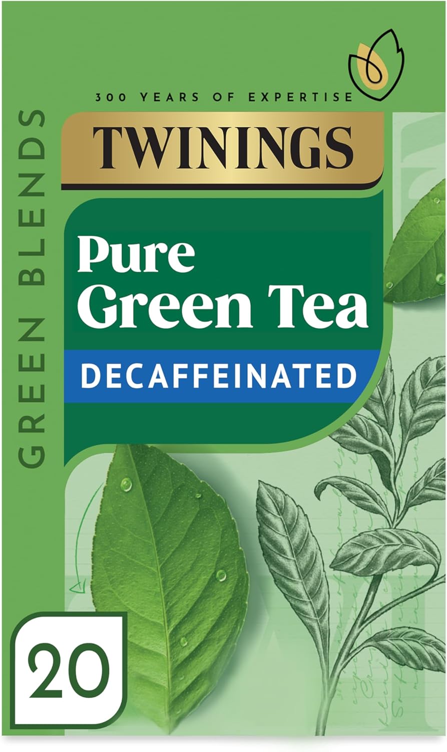 Twinings Decaf Pure Green Tea, Pack of 20